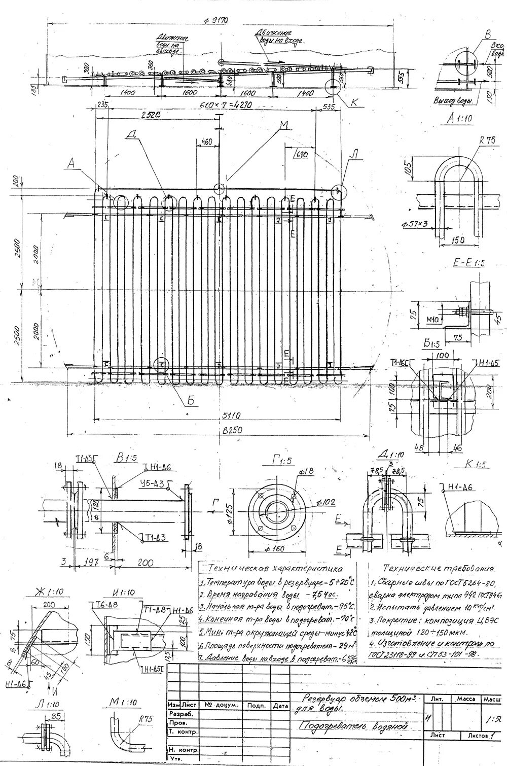 параметры воды в теплоносители. смешивающий подогреватель пнсв 2000-1. температурный напор подогревателя высокого давления. схема регенеративного подогрева питательной воды. элементы хранилища для мазута.