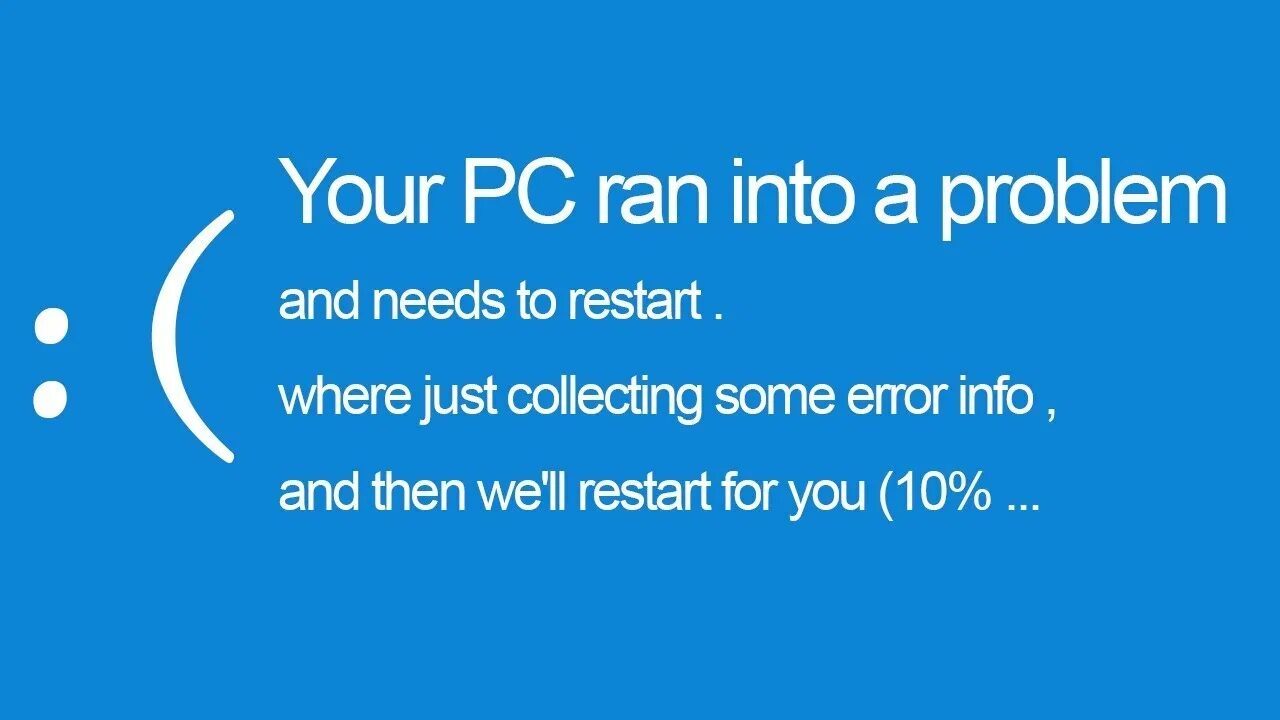 Ran into problems. Your PC Ran into a problem. Your PC Ran. You PC Ran into a problem and needs to restart обои. Your PC Ran into a problem and needs to restart.