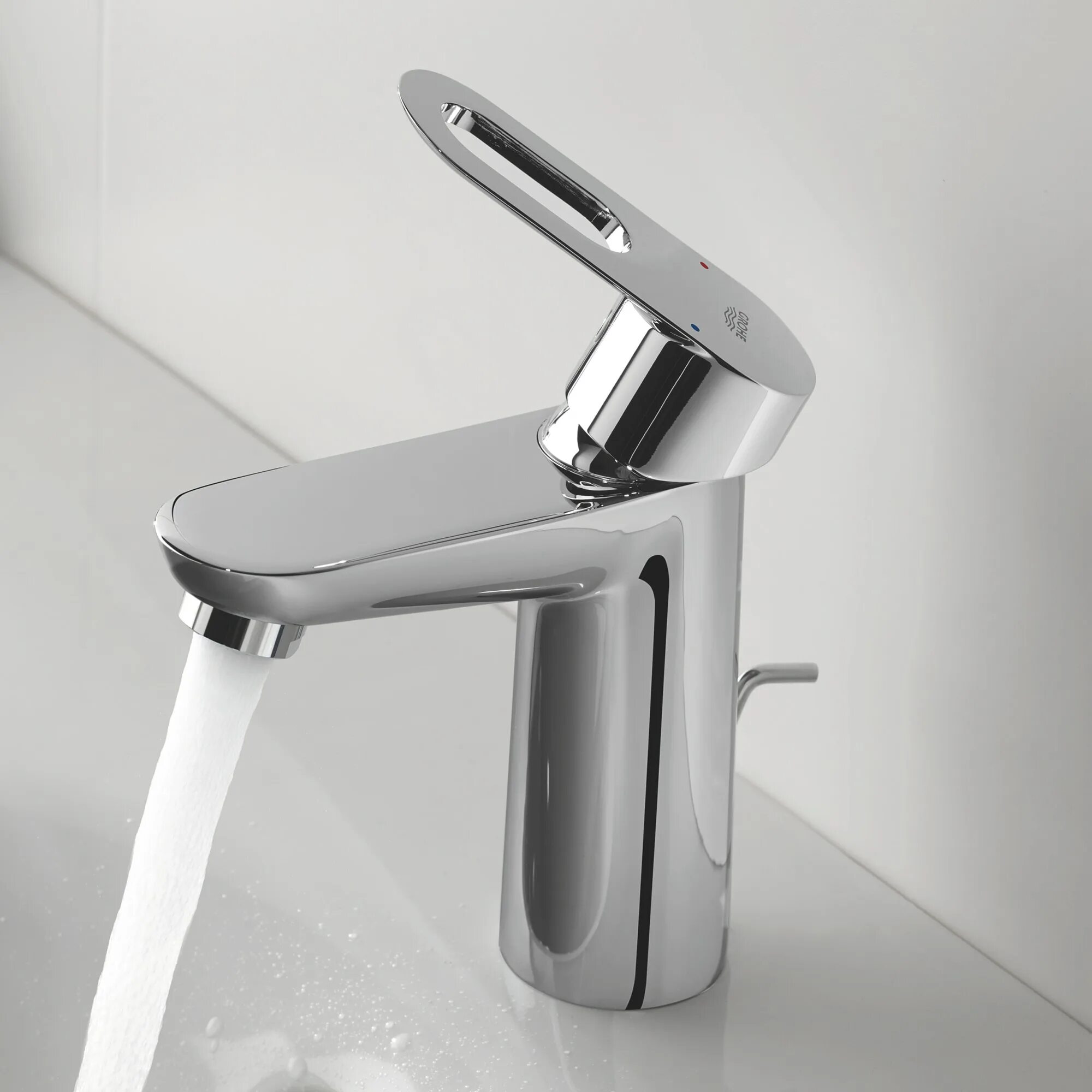 Start loop. Grohe start loop смеситель. Смеситель Grohe start loop 23350000. Смеситель для раковины Grohe start loop. Смеситель для умывальника BAULOOP 23337000 Grohe.