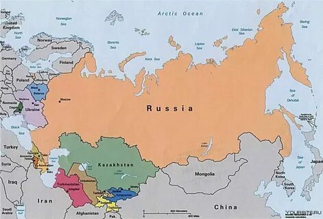 Страны с границами