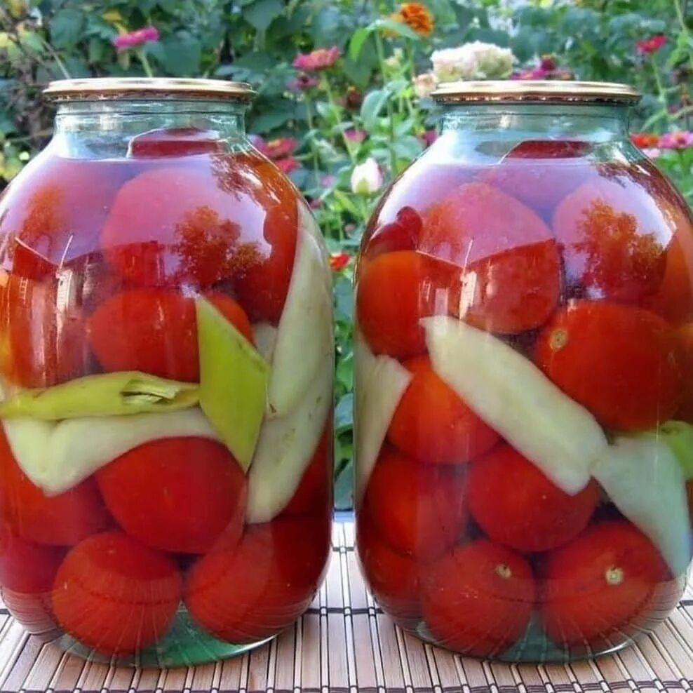 рецепт помидор на 3 литровую банку
