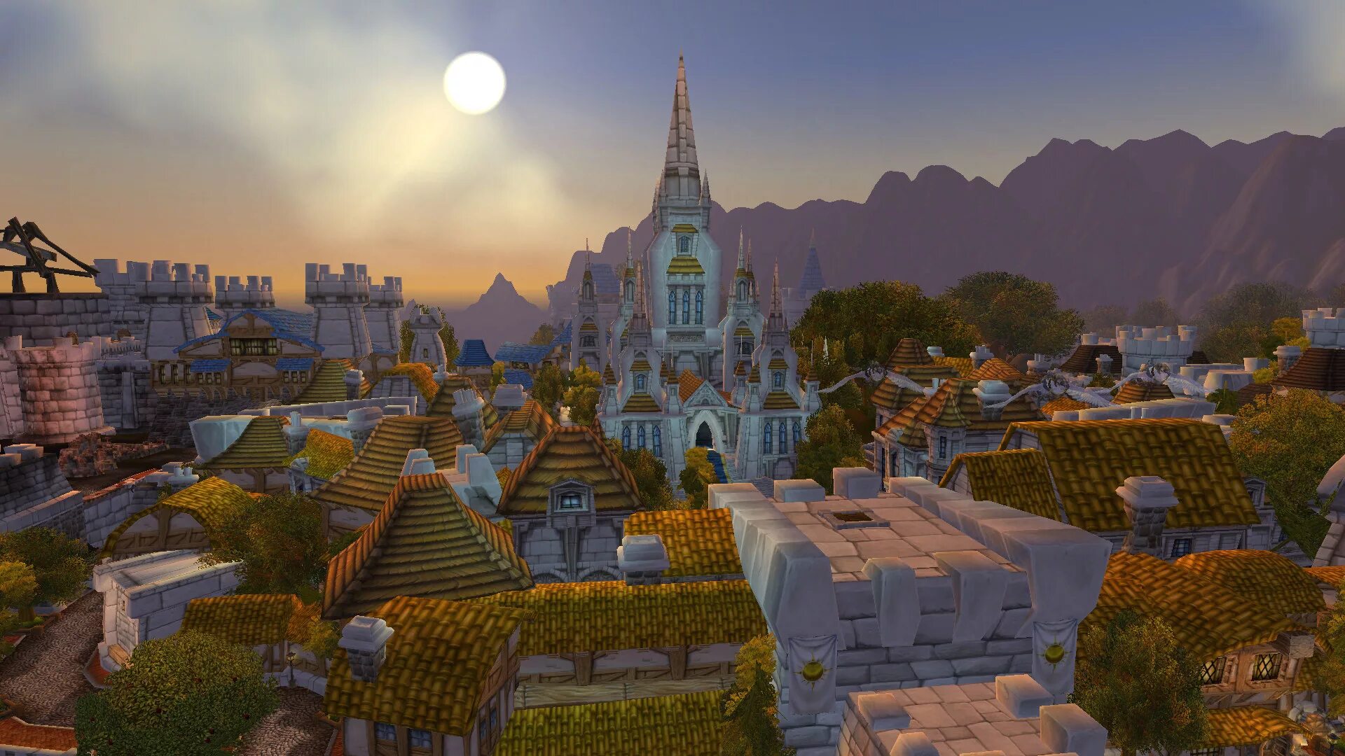 Город вау. World of warcraft штормград. штормград замок. варкрафт город. варкрафт штормград арт.