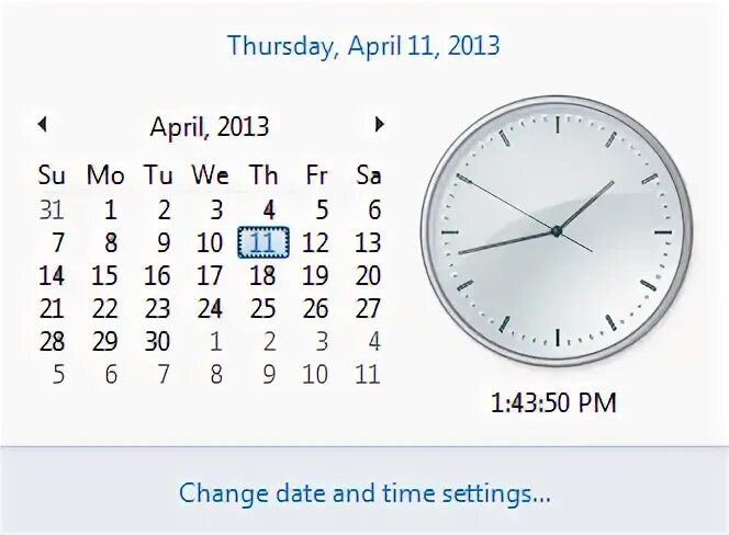 Change date