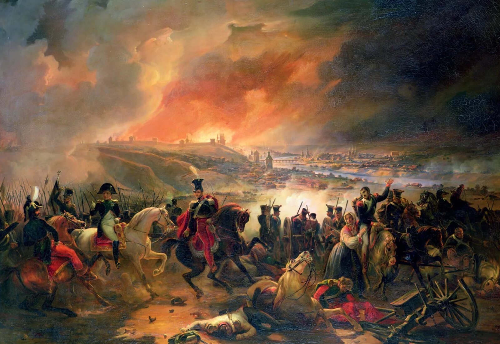 Французы напали. Смоленская битва 1812. Сражение под Смоленском 1812.