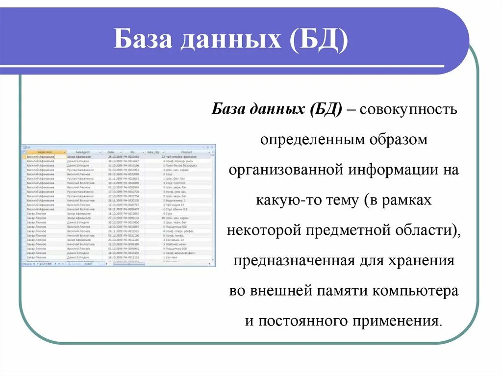 База данных это в информатике. База данных тест по информатике 8 класс база данных. Базы данных (БД) – это:. Базы данных презентация.