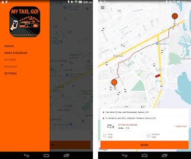 Приложение такси go