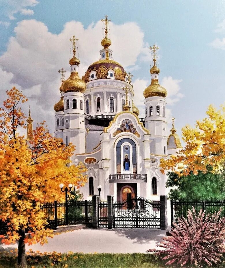 Собор петра и февронии в донецке. Центр славянской культуры донецк храм. Соборный храм святых петра и февронии донецк. Храм петра и февронии в донецке. Донецк.