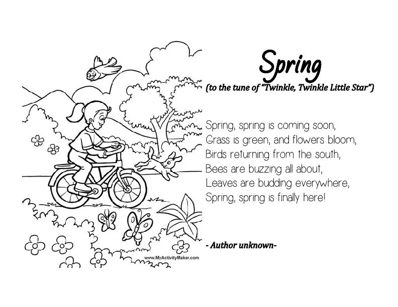 Spring comes перевод. Стих про весну на английском для детей. Стихи на английском языке для детей. Стихотворение о весне на АН. Стишок про весну на английском для детей.