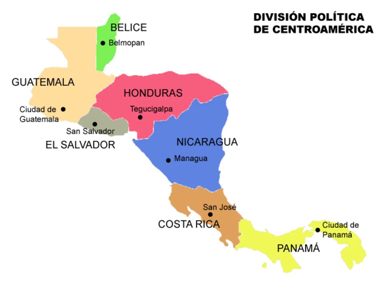 Центральная америка какие страны. Центральная Америка. Страны центральной Америки. Государства центральной Америки на карте. Карта центральной Америки со странами.