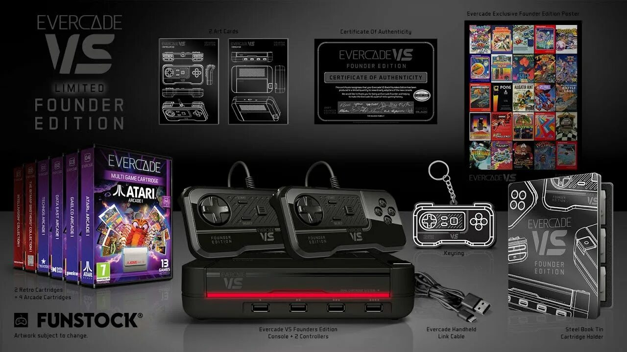 Evercade. Evercade vs. unboxing игра. nintendo multi game console.