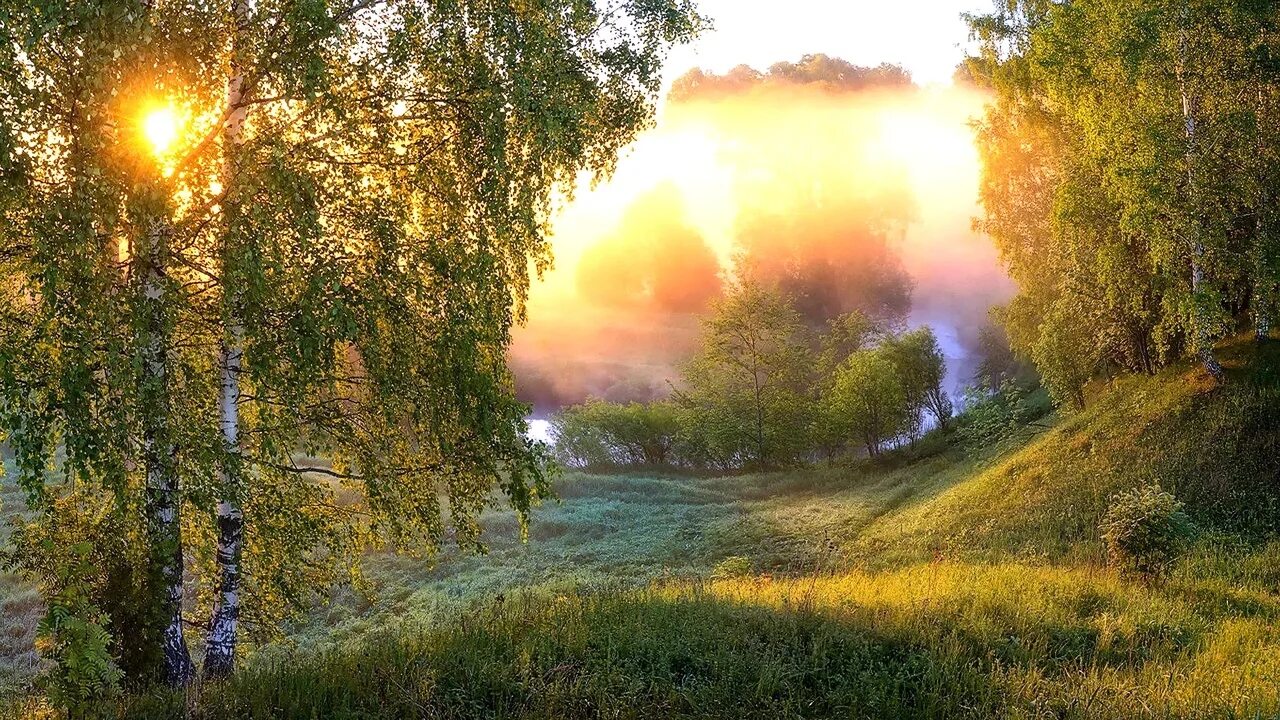 Песня природа природа минус. Утро (Утренняя Заря) (1534). Красота русской природы. Солнечный пейзаж. Пейзажи России.