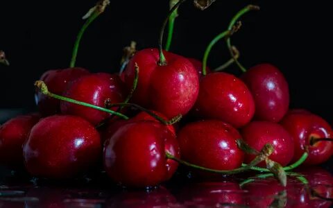Вишня красная вишня спелая