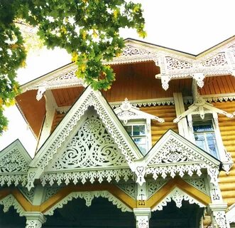 Украшение домов резьбой