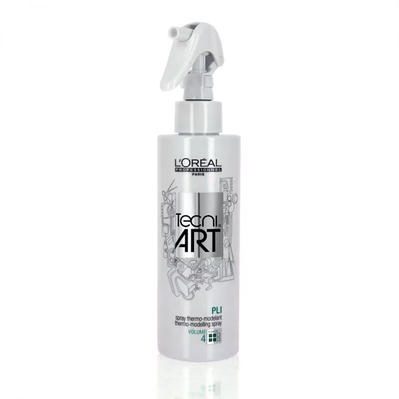 Loreal Tecni Art pli спрей термозащитный 190мл. Loreal спрей для укладки Tecni Art. L'Oreal TECNIART pli термо-моделирующий спрей 190 мл. L'Oreal Professionnel Tecni. Art pli Thermo-Modelling Spray. L oreal professionnel pli