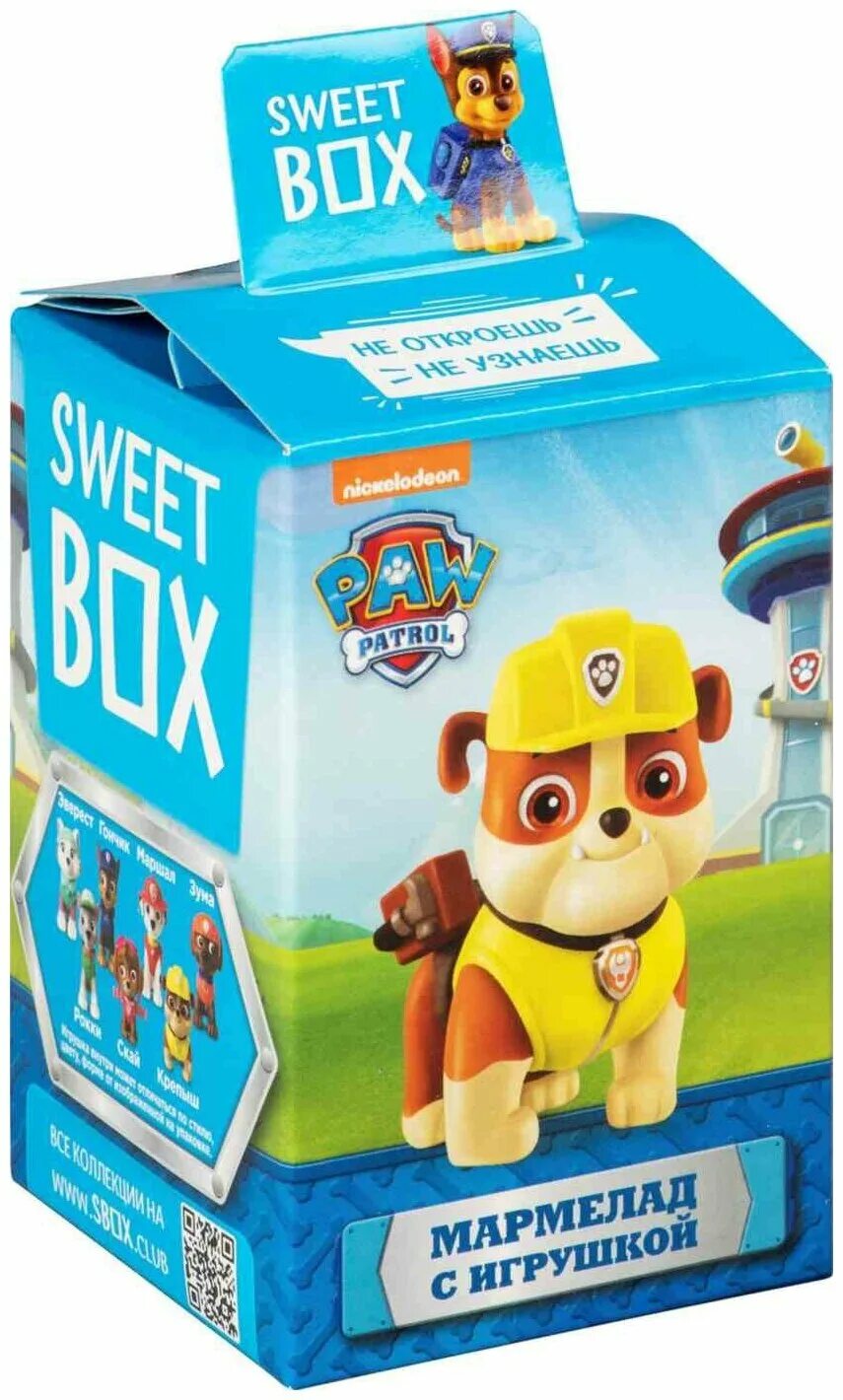 Мармелад с игрушкой sweet box щенячий патруль, 10г. Свитбокс патруль. Щенячий патруль игрушки свит бокс. Свитбокс патруль. Свитбокс щенячий патруль.