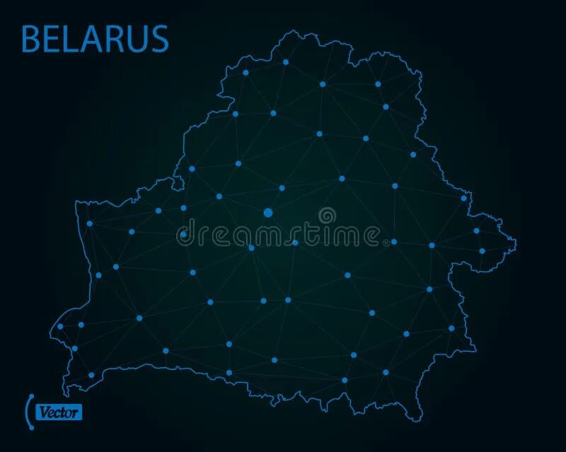Оформить синюю карту в беларусь. Беларусь карта вектор.