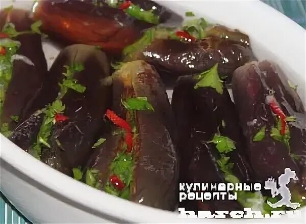 Баклажаны фаршированные зеленью