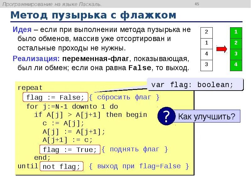 Пузырьковый метод сортировки Паскаль. Сортировка методом пузырька Паскаль. Сортировка массива методом пузырька Паскаль. Отсортировать массив по возрастанию Паскаль методом пузырька.