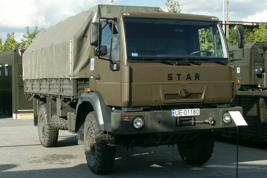 Польский грузовик. FSC Star 266. Star 944. Польский Star 944... Польский военный грузовик.