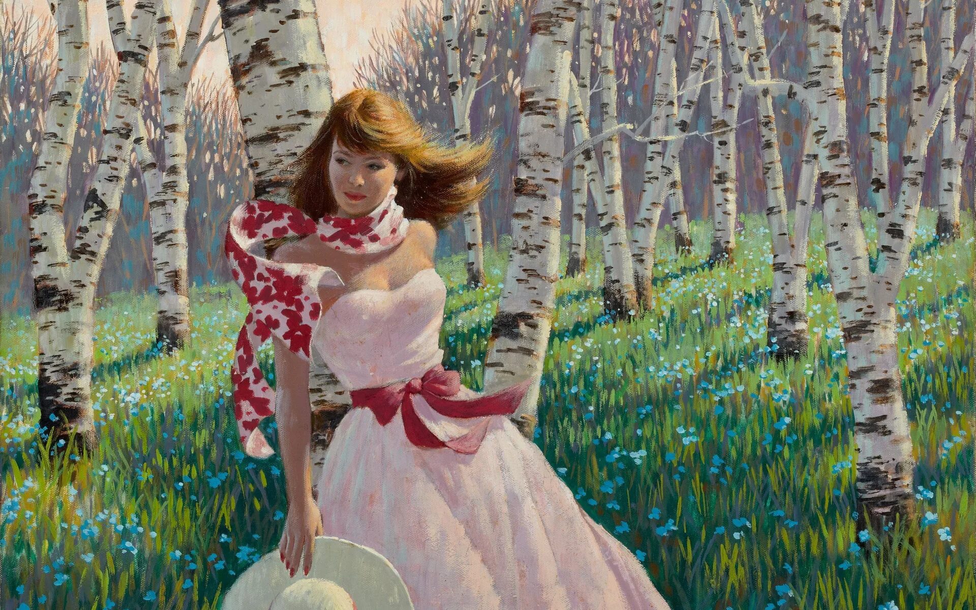 Художник Arthur Saron Sarnoff. Spring is russia