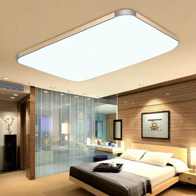 Проектирование освещения теплый свет. Светильники на потолок. Потолок с подсветкой. Современные светильники. Светильник светодиодный в спальню.