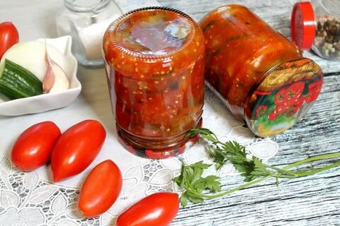 Перец с морковкой и чесноком