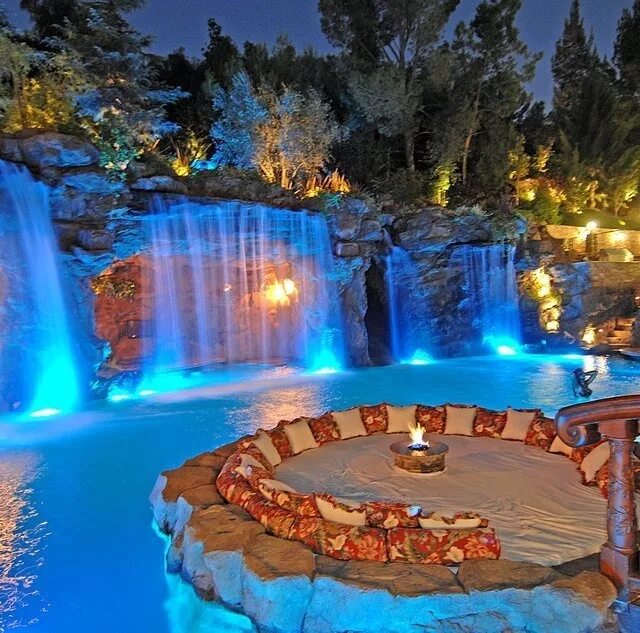 Отель водопад бассейн фото. Тропический бассейн+.