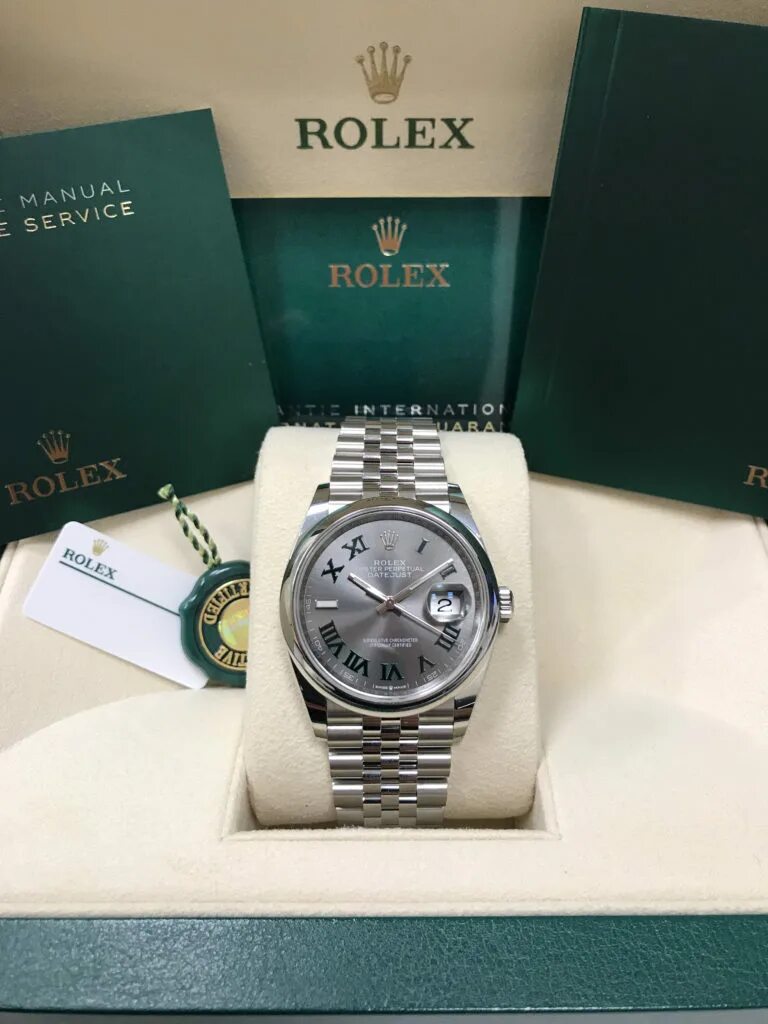 Rolex бренд. Rolex Datejust Wimbledon Jubilee 36 mm 126200.