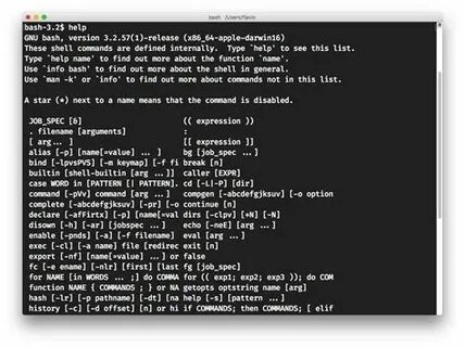 Bash how to