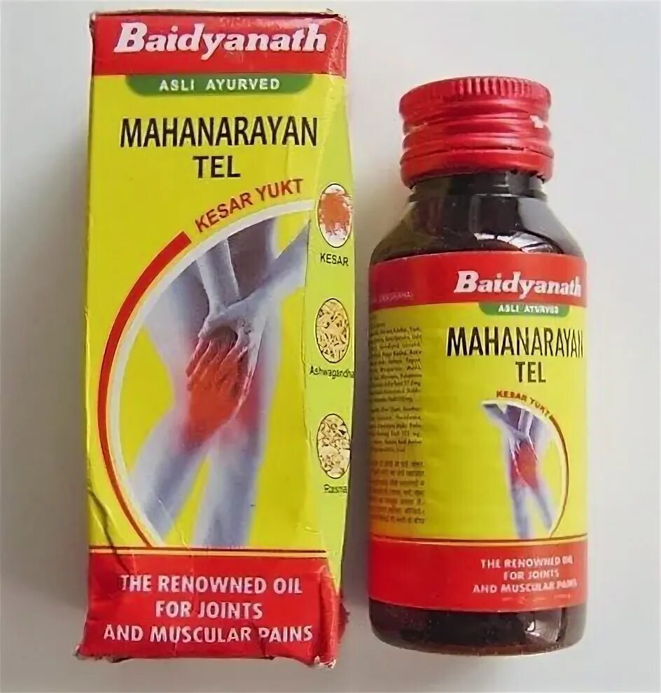 Индийское масло для суставов Маханараяна. Mahanarayan 50 ml. Масло Mahanarayan Tel Baidyanath. Массажное масло Маханараян Байдьянатх Baidyanath, 100мл. Масло для суставов купить