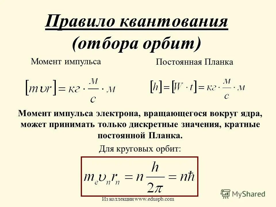 квантовый момент импульса электрона. момент импульса электрона в атоме квантуется по формуле. момент импульса электрона. на стационарной орбите момент импульса электрона квантуется. квантовый момент импульса электрона.