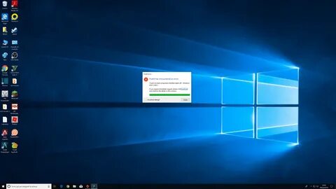 Fatal error upon loading installer executable opera