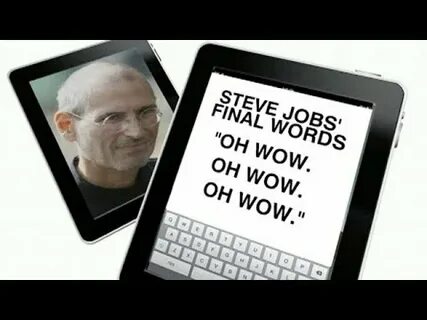 Last words jobs