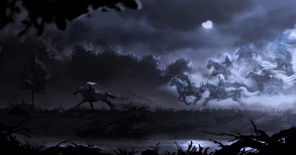 Волки зимой анимация. Волк в ночи. Волк и луна. Олень ночью. Охота в полнолуние.