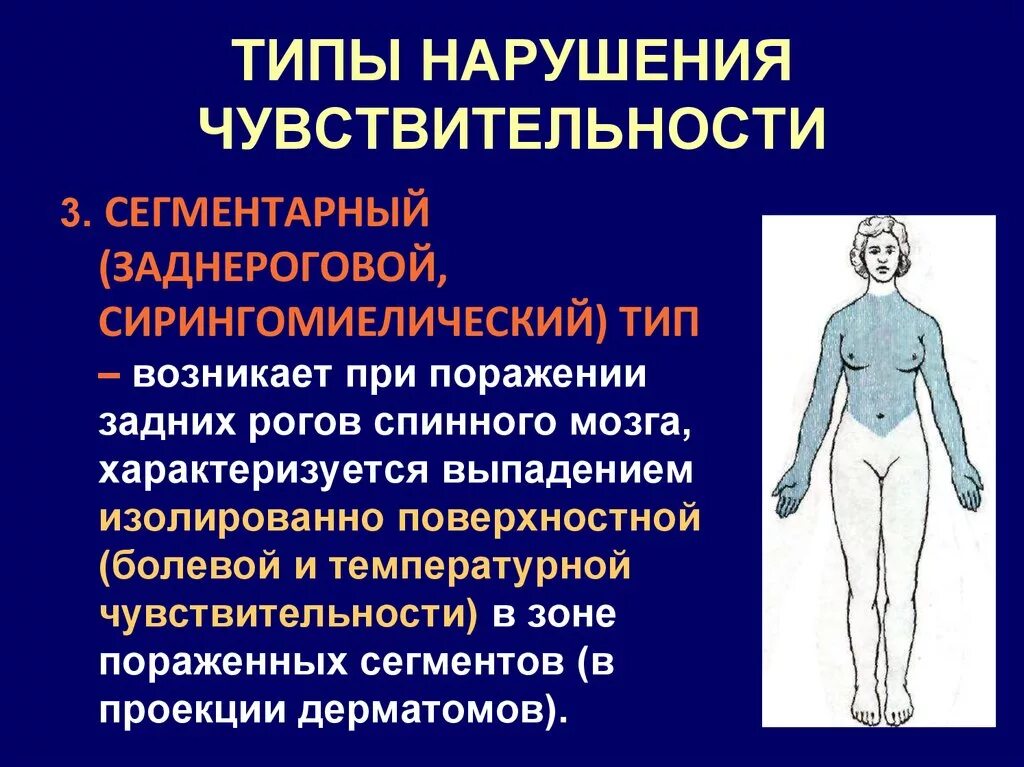 Нарушение чувствительности латынь