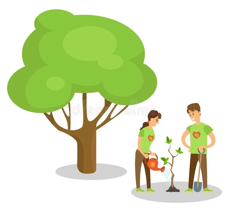 Посади дерево дружбы. Волонтеры садят деревья. Сажать дерево векторный. Дети сажают деревья в мультяшном стиле. Посади дерево вектор мультяшки.