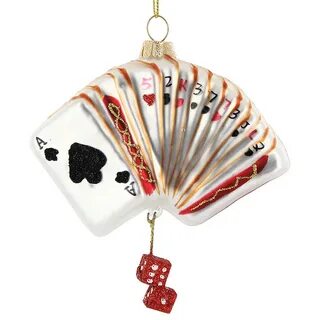 Елочная игрушка карты
