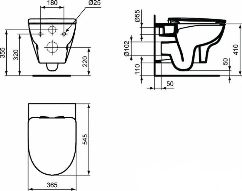 2). 2096. 1. Унитаз laufen pro rimless. Чаша унитаза подвесная excellent doto ceax.