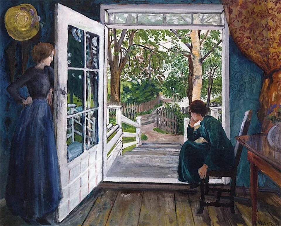 When i opened the door