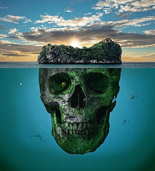 Остров черепов 1. Остров в виде черепа. Череп в скале. Постер череп. Череп в воде.