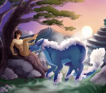 witchofavalon, blush, breasts, cunnilingus, duo, female, female on feral, f...