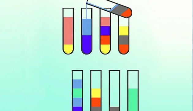 Переливание цветной жидкости в пробирках. Игра пробирки. Игра жидкость в пробирках. Игра с переливанием жидкости в пробирки