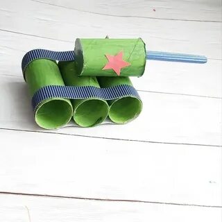 Как сделать танк из цветной