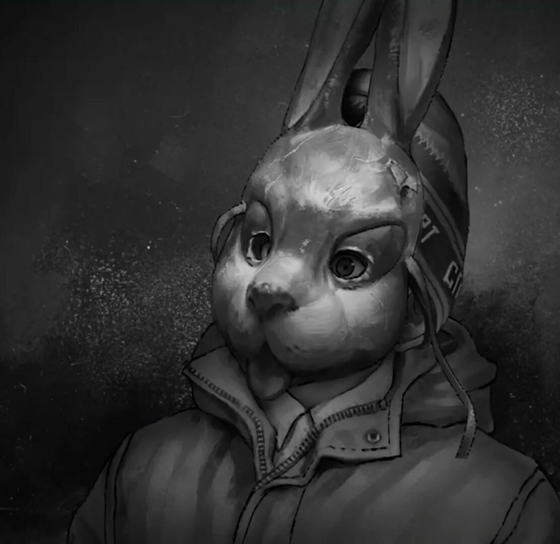 Маска из игры зайчик. Маска алисы зайчик новелла. Зайчика без маски. Маска белого кролика. Зайчика без маски.