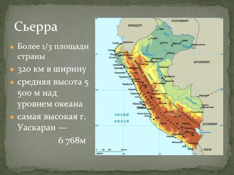 География перу