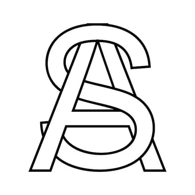 Монограмма ас. Картинка с буквами ас. Логотип монограмма. Первые буквы ас. Вензель ас.