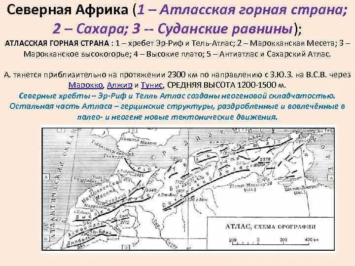 Направление простирания горной системы алтай. Строение Атласских гор. Орографическая схема Атласских гор. Атласские горы географическое положение. Северная Африка атлас.