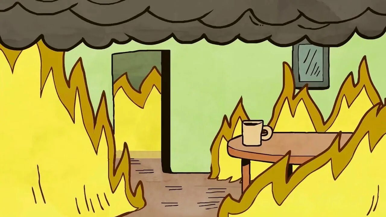 This is mine continued. This is fine фон для зума. собака в горящем доме фон. собака в огне. мем собака в горящем доме.