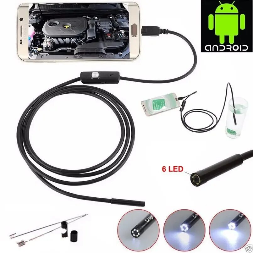 Камера эндоскоп USB Endoscope 1,5 м. Водонепроницаемый эндоскоп 3.5м Deko we-3.5 065-0182. Эндоскоп reyuecam RDS-5.5. Гибкая камера (эндоскоп) 2 м.. Эндоскоп для телефона андроид