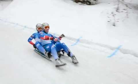 Вид спорта скоростной спуск на санях